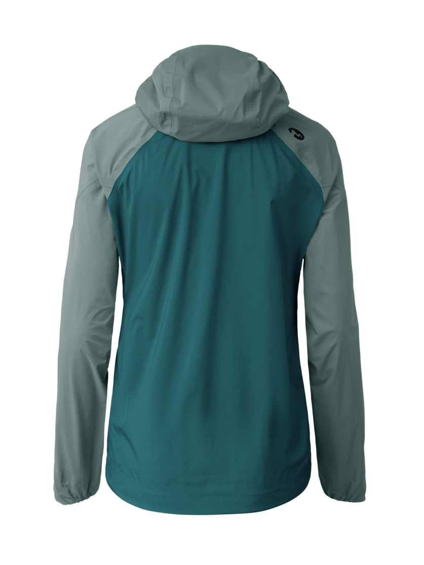Martini Sportswear - Hillclimb HS Hooded Jacket W - Hardshell Jacken in seaport-misty blue - Rückansicht - Damen