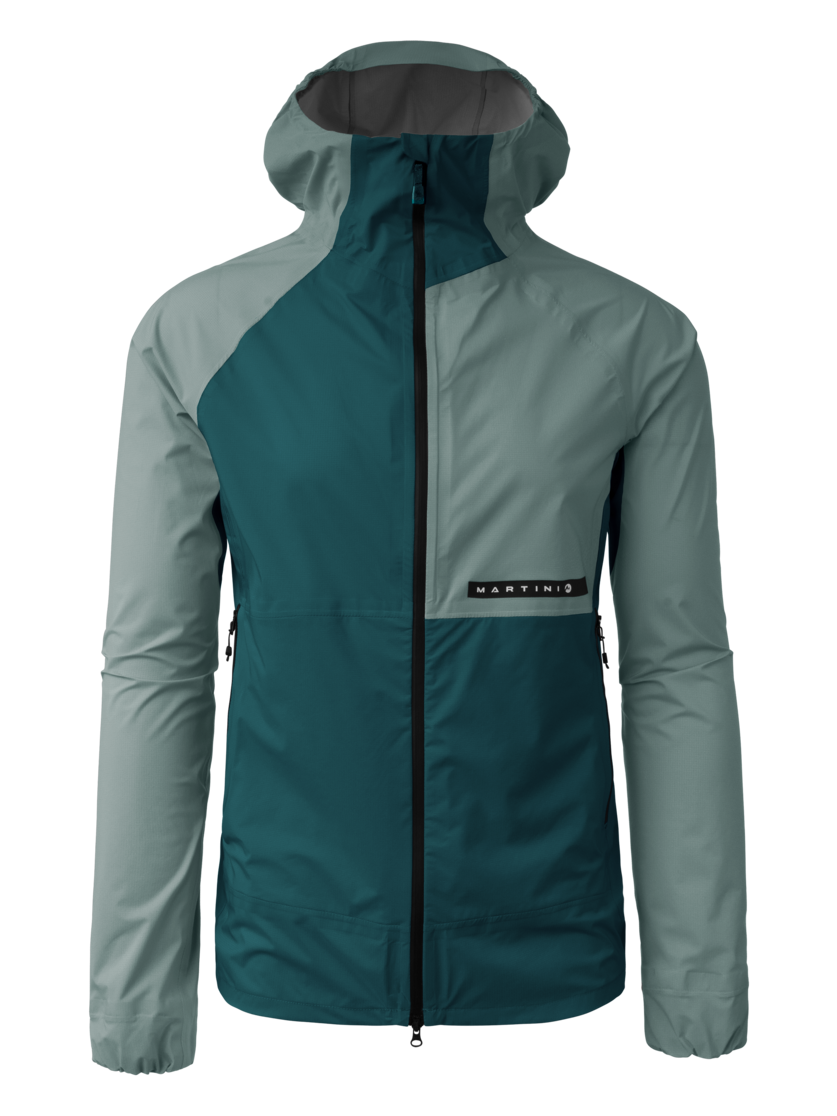 Martini Sportswear - Hillclimb HS Hooded Jacket M - Hardshell Jacken in seaport-misty blue - Vorderansicht - Herren