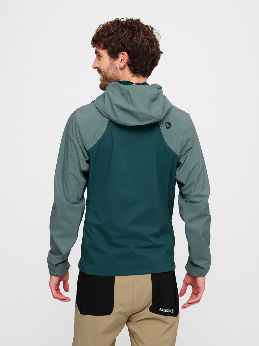 Martini Sportswear - Hillclimb HS Hooded Jacket M - Hardshell Jacken in true navy - Rückansicht Model - Herren