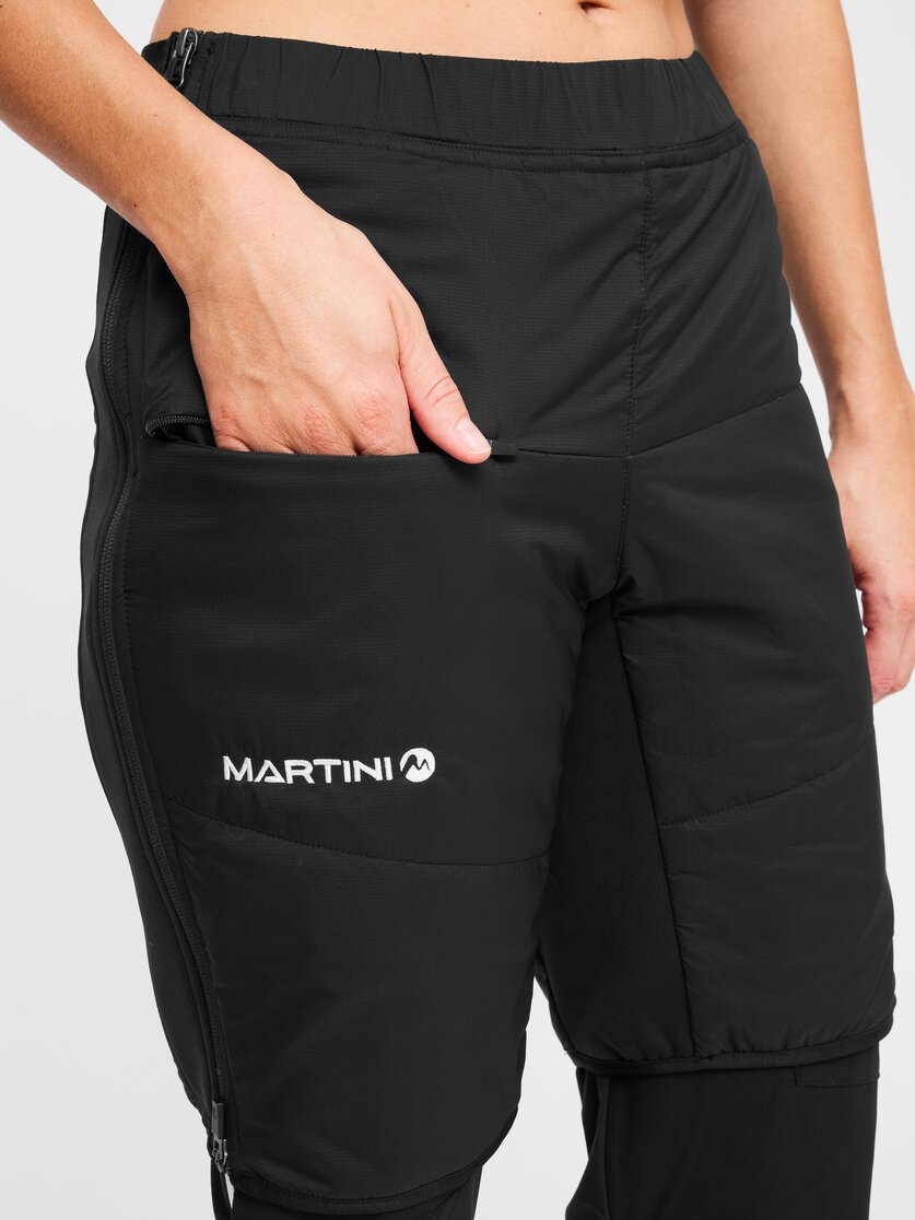 Martini Sportswear - Argon Padded Shorts Primaloft®W - Thermoshorts in storm - Detail 2 - Damen