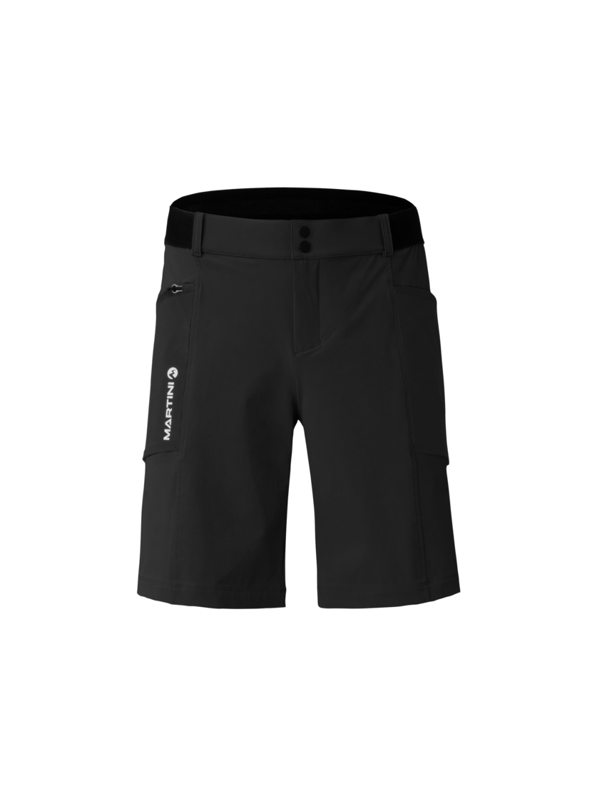 Martini Sportswear - Trektech Shorts M - Shorts in black - front view - Men