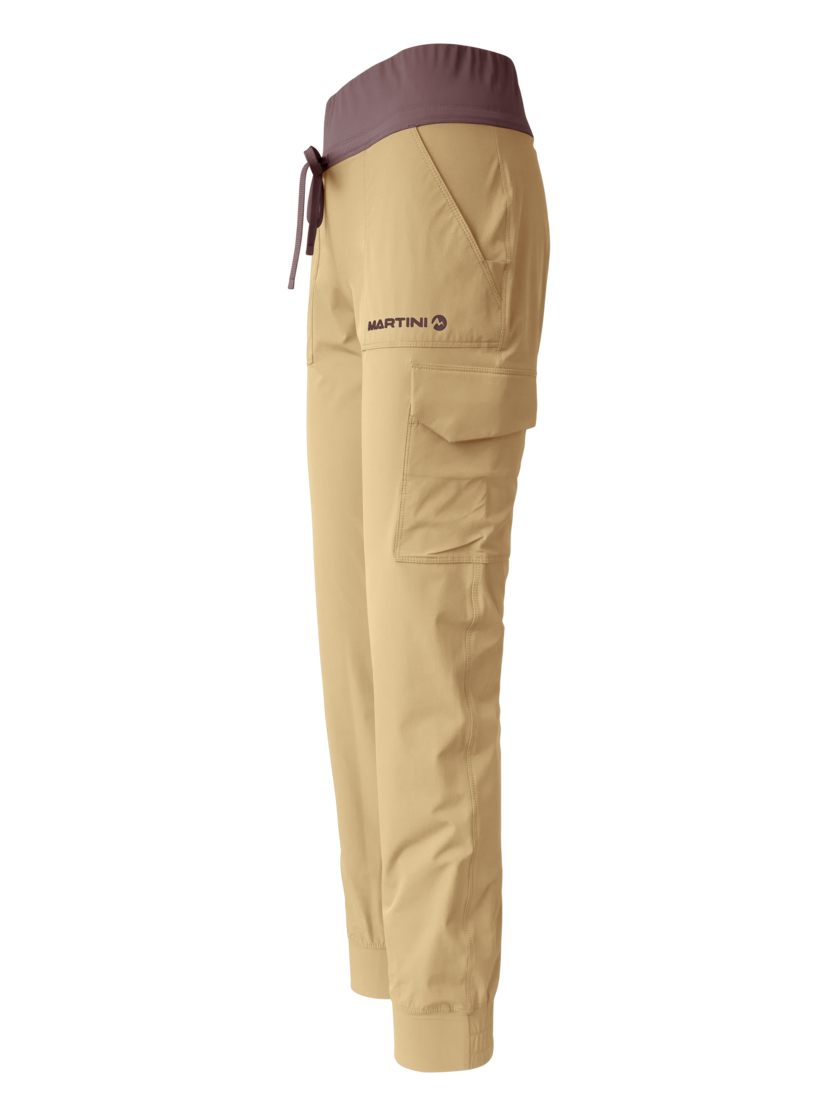 Martini Sportswear - Alpmate Breeze Pants W - Lange Hosen in sandstone-clay - Seitenansicht - Damen