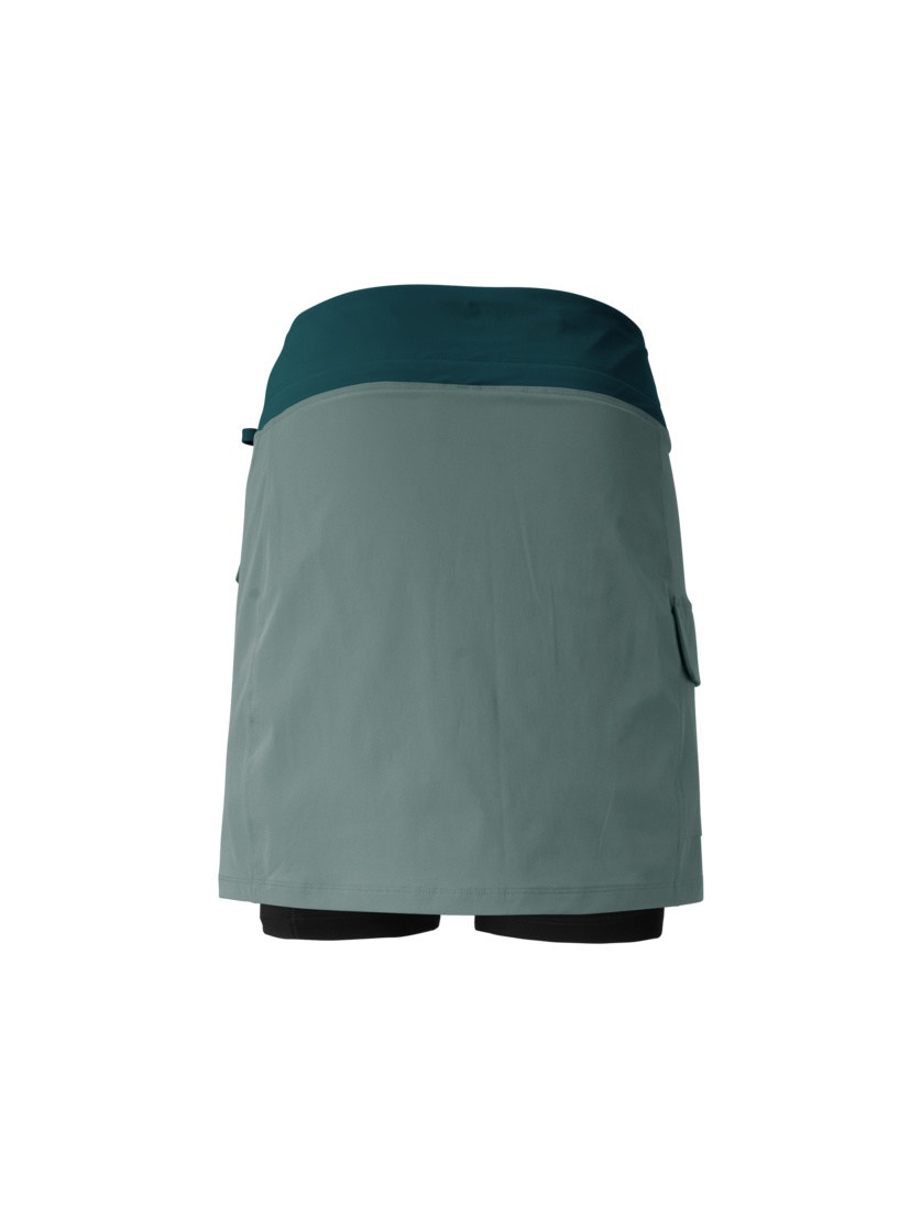 Martini Sportswear - Alpmate Sonic Skirt W - Röcke in misty blue-seaport - Rückansicht - Damen