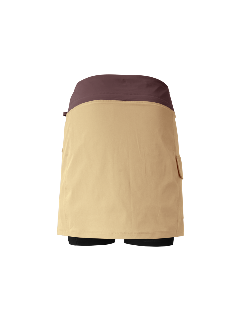 Martini Sportswear - Alpmate Sonic Skirt W - Röcke in sandstone-clay - Rückansicht - Damen