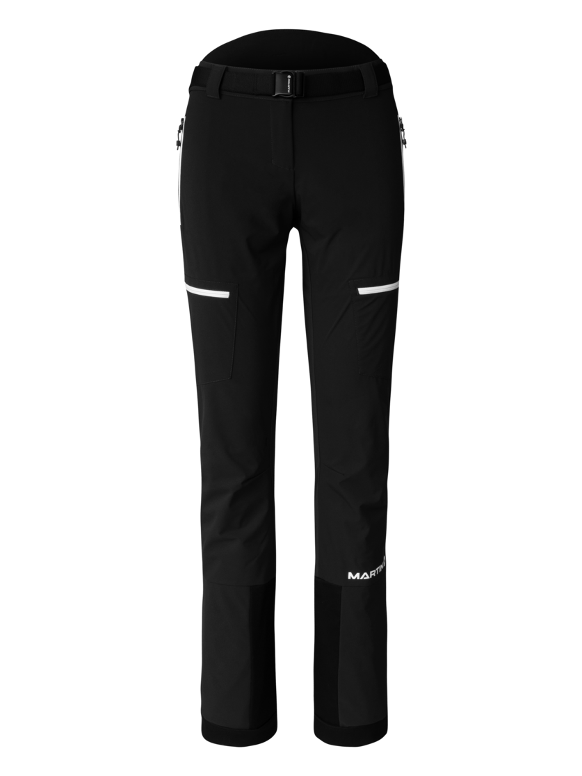 Martini Sportswear - Horizon Pants W - Lange Hosen in black-white - Vorderansicht - Damen