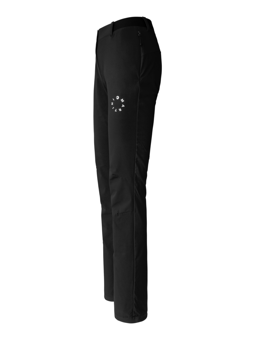 Martini Sportswear - Recharge Pants K W - Long pants in black - side view - Women