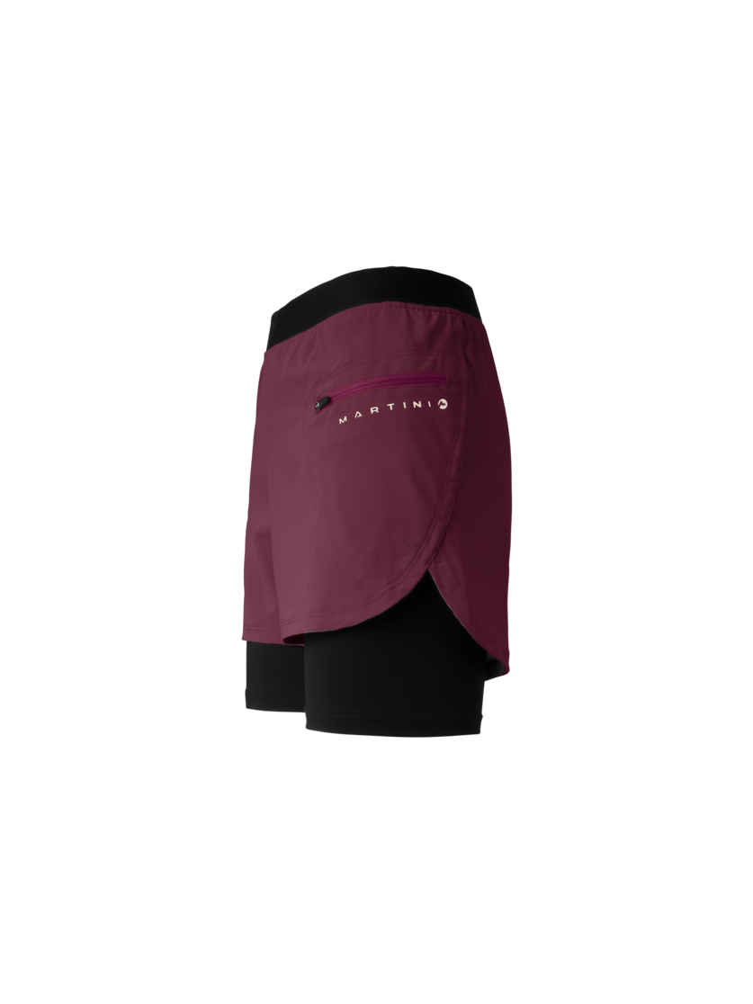 Martini Sportswear - Hillclimb Blaze 2in1 Shorts W - Kurze Hosen in plume - Seitenansicht - Damen