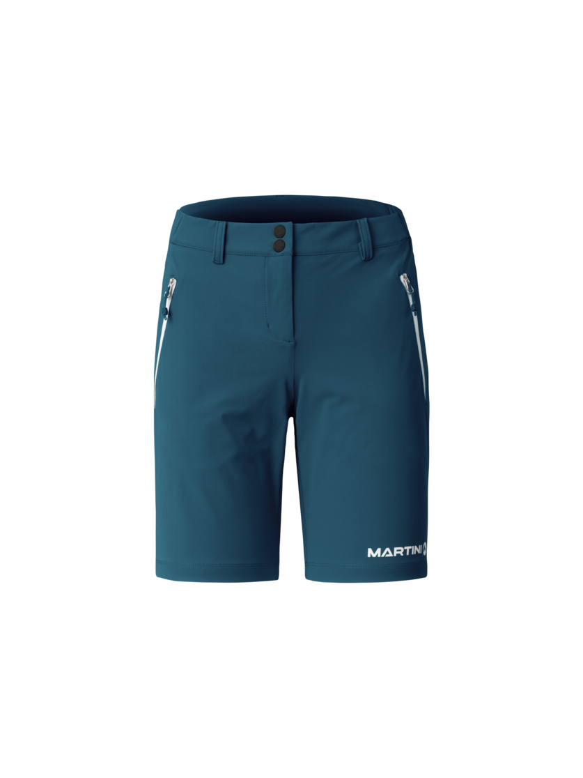 Martini Sportswear - Via Shorts W - Shorts in poseidon - front view - Women