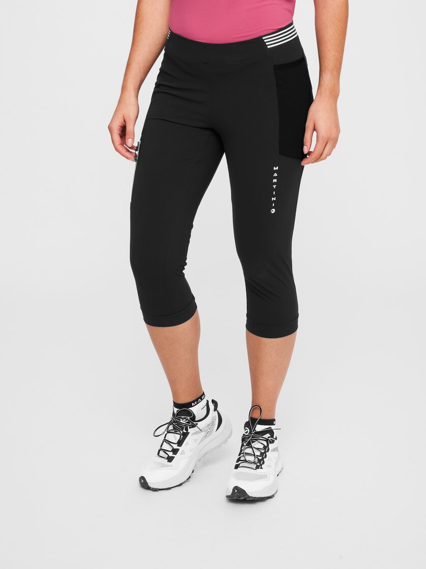 Martini Sportswear - Hillclimb Capri Pants W - Dreiviertel Hose in black - Vorderansicht Model - Damen