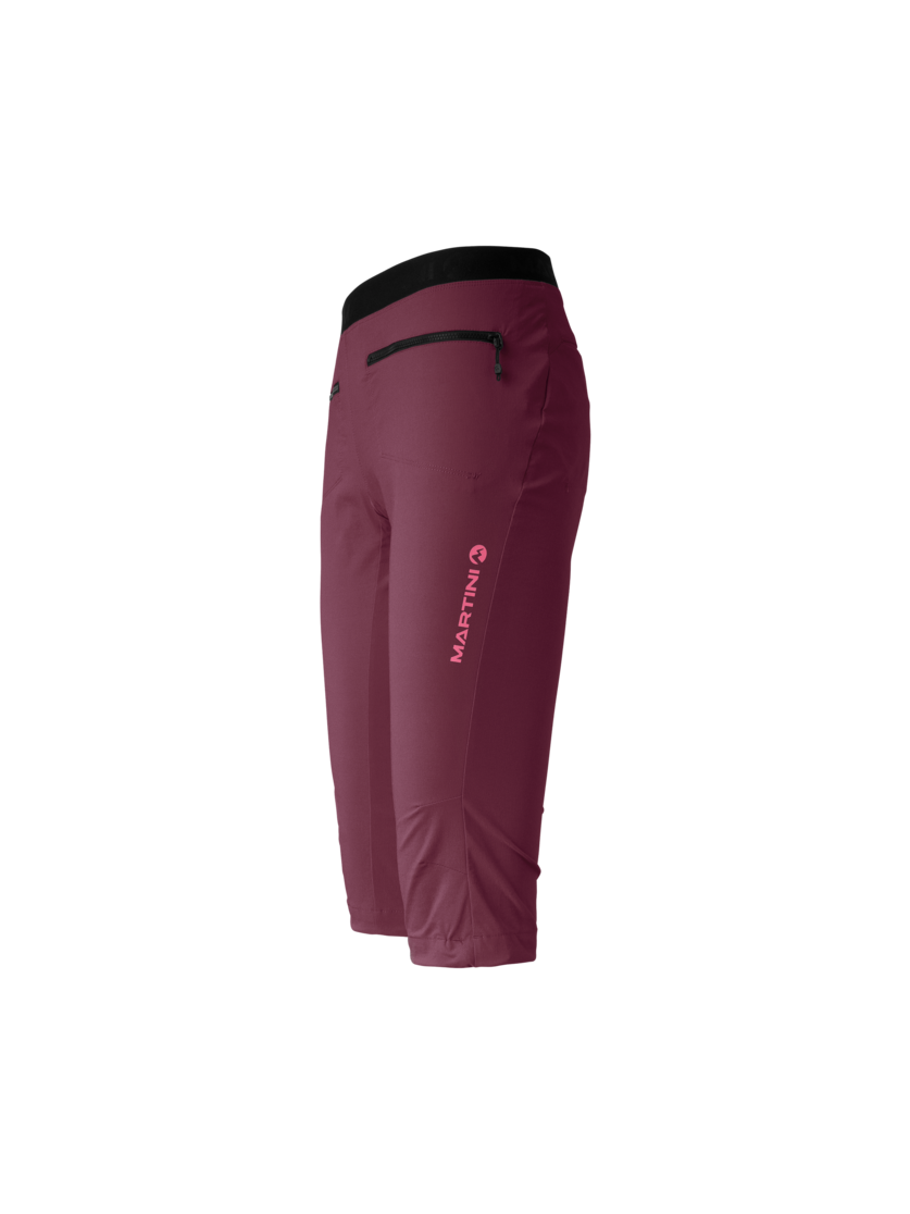 Martini Sportswear - Via Capri Pants W - Dreiviertel Hose in plume-fuchsia - Seitenansicht - Damen