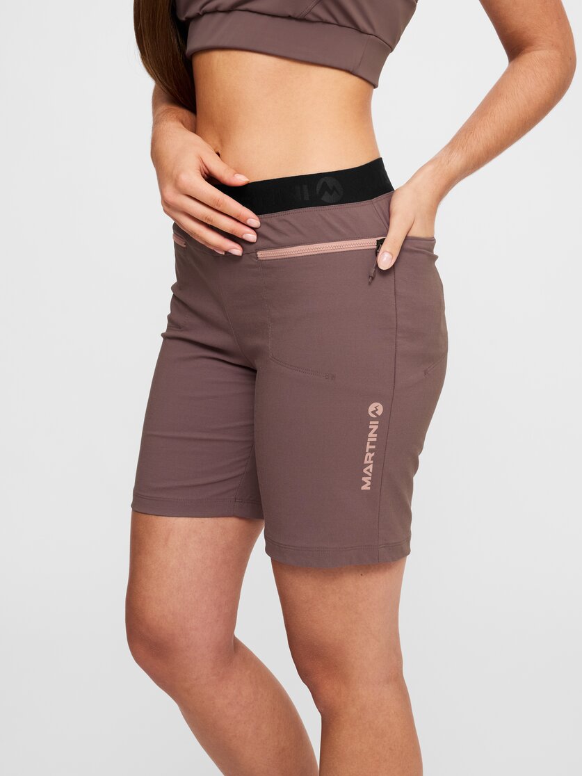 Martini Sportswear - Via Shorts W - Kurze Hosen in black-white - Detail 1 - Damen