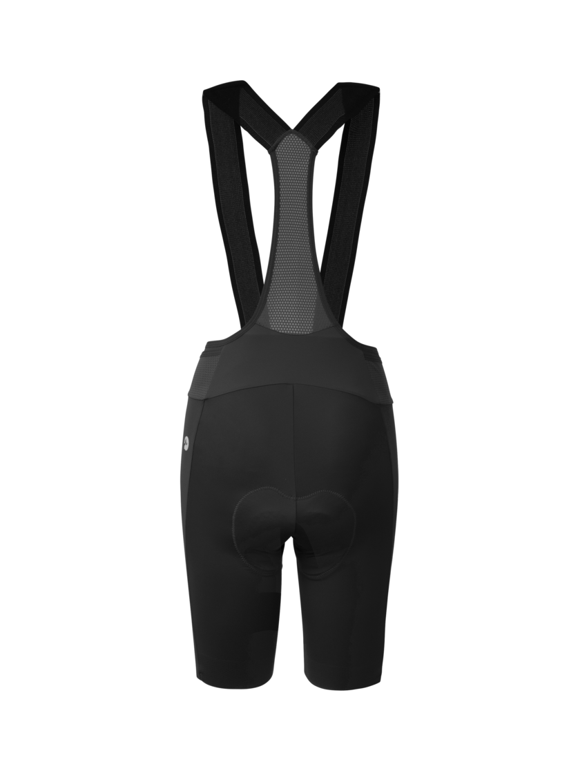 Martini Sportswear - Velox BIB W  - Kurze Hosen in black-white - Rückansicht - Damen