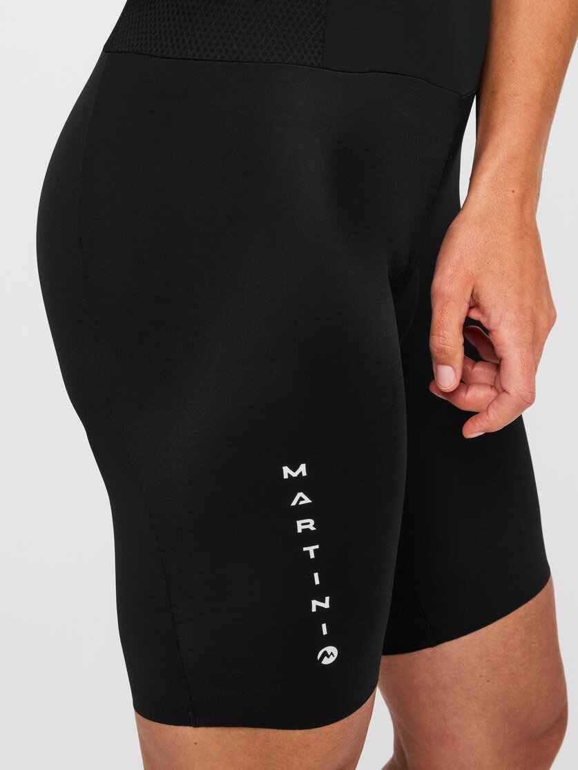 Martini Sportswear - Velox BIB W  - Kurze Hosen in black-white - Detail 1 - Damen