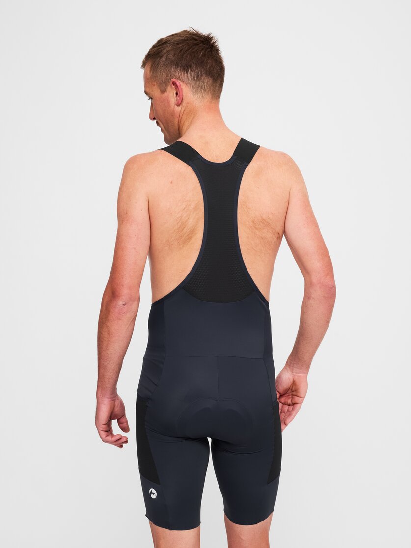 Martini Sportswear - Velox BIB M - Kurze Hosen in true navy-black - Rückansicht Model - Herren