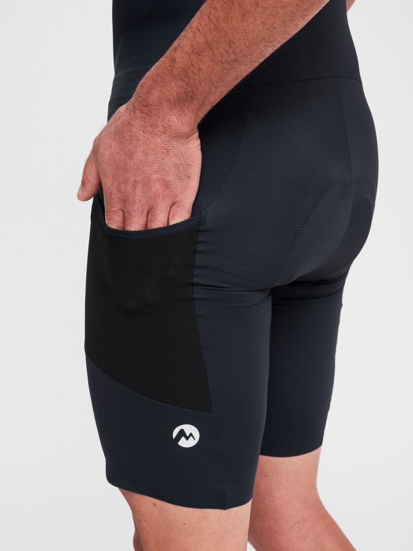 Martini Sportswear - Velox BIB M - Kurze Hosen in true navy-black - Detail 1 - Herren