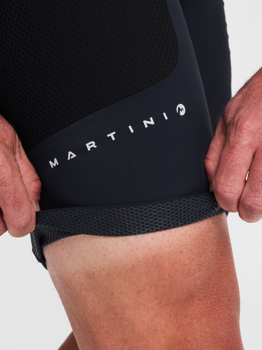 Martini Sportswear - Velox BIB M - Kurze Hosen in true navy-black - Detail 3 - Herren
