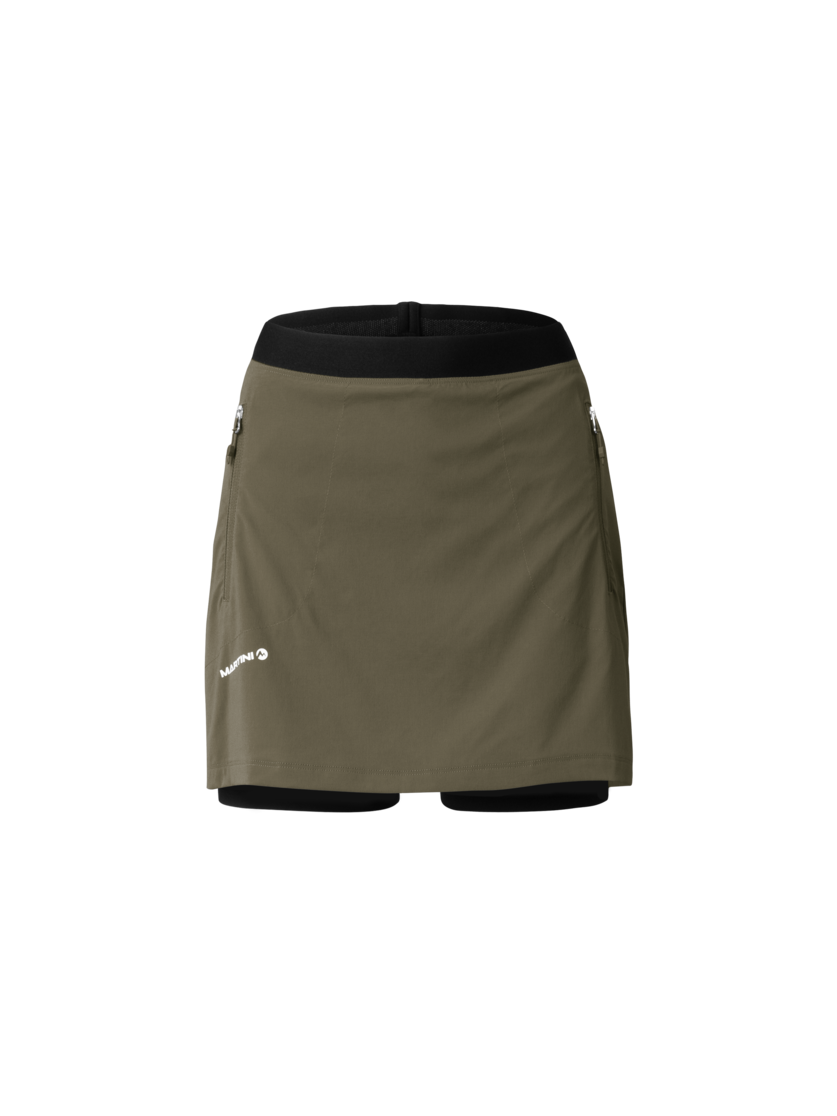 Martini Sportswear - Hillclimb Skirt W - Röcke in moss - Vorderansicht - Damen