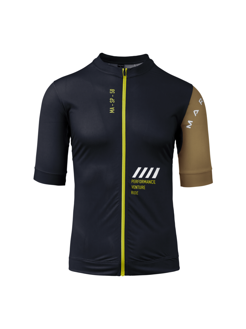 Martini Sportswear - Velox Road Bike Tricot M - T-Shirts in true navy-spanish green - Vorderansicht - Herren