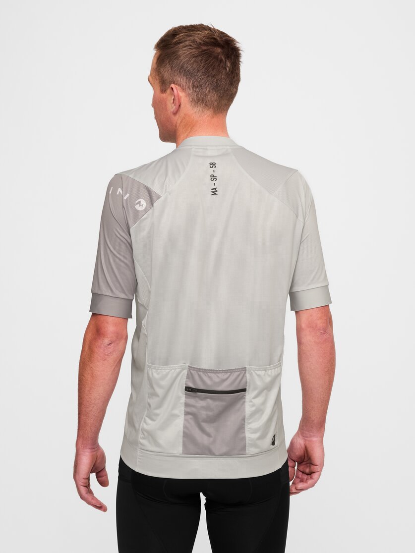 Martini Sportswear - Velox Road Bike Tricot M - T-Shirts in true navy-spanish green - Rückansicht Model - Herren