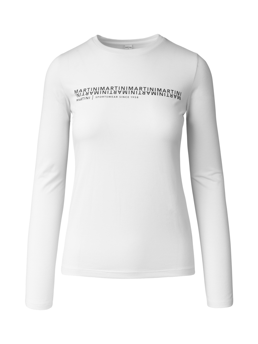 Martini Sportswear - Wildtrack Shirt W - Longsleeves in white - front view - Women