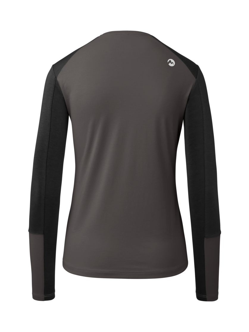 Martini Sportswear - Yalca Shirt W - Langarmshirts in granite-black - Rückansicht - Damen