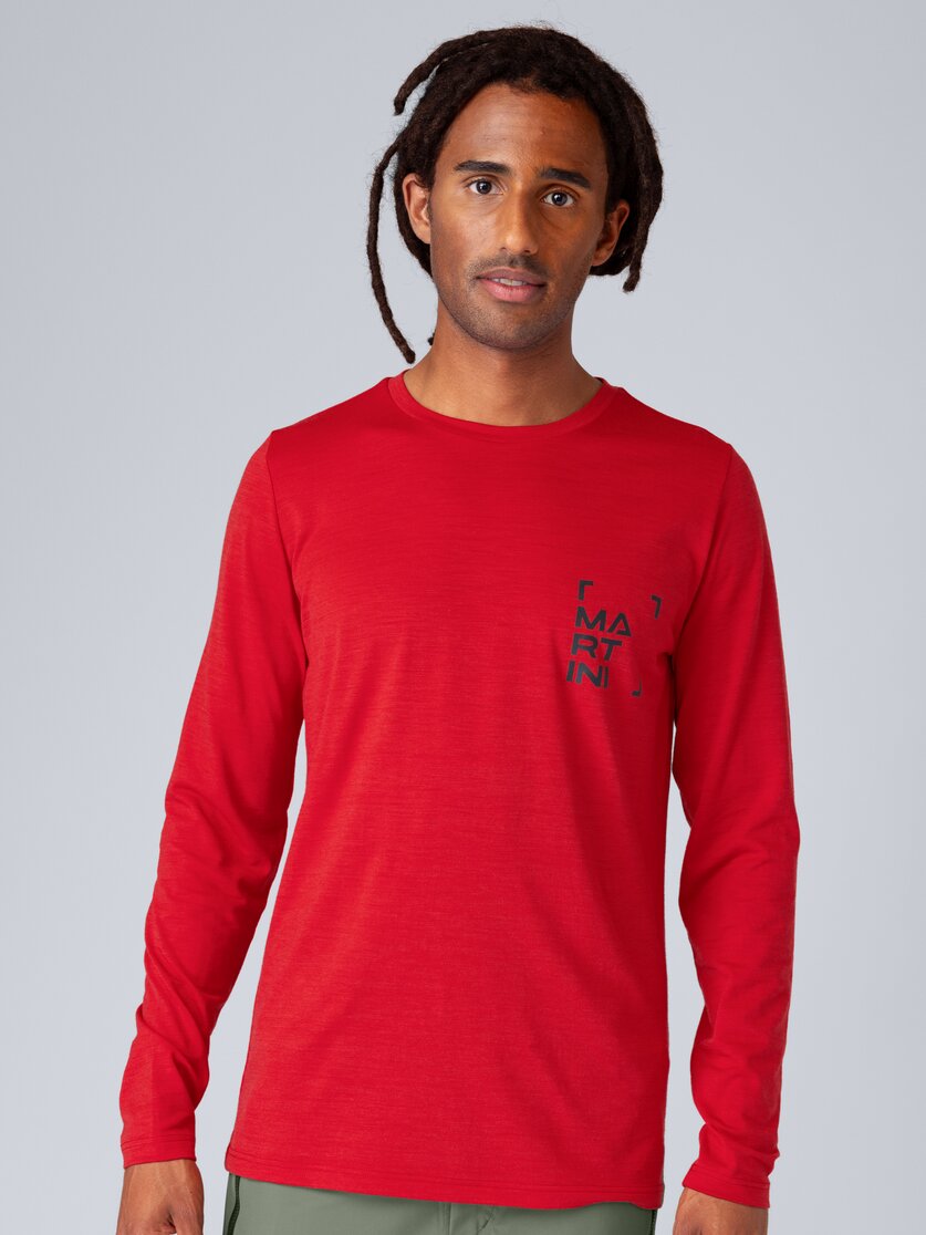 Martini Sportswear - Firstline Shirt M - Langarmshirts in seaport-black - Vorderansicht Model - Herren