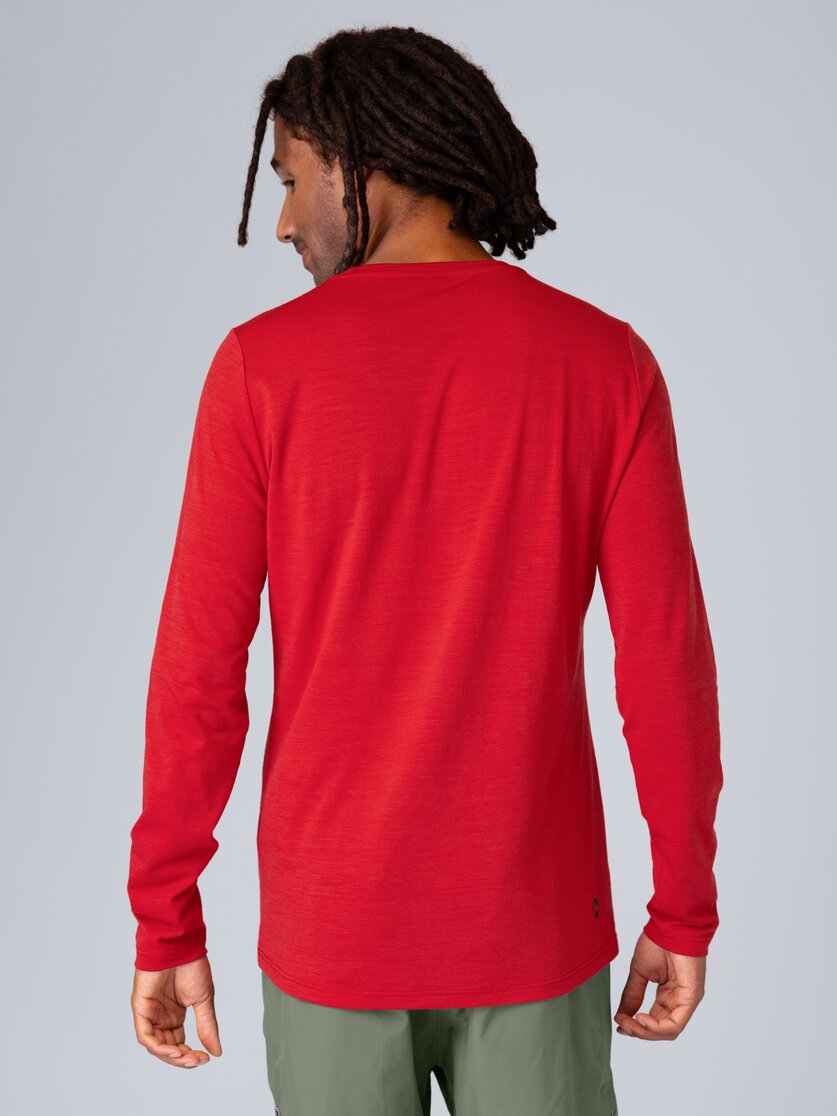 Martini Sportswear - Firstline Shirt M - Langarmshirts in seaport-black - Rückansicht Model - Herren
