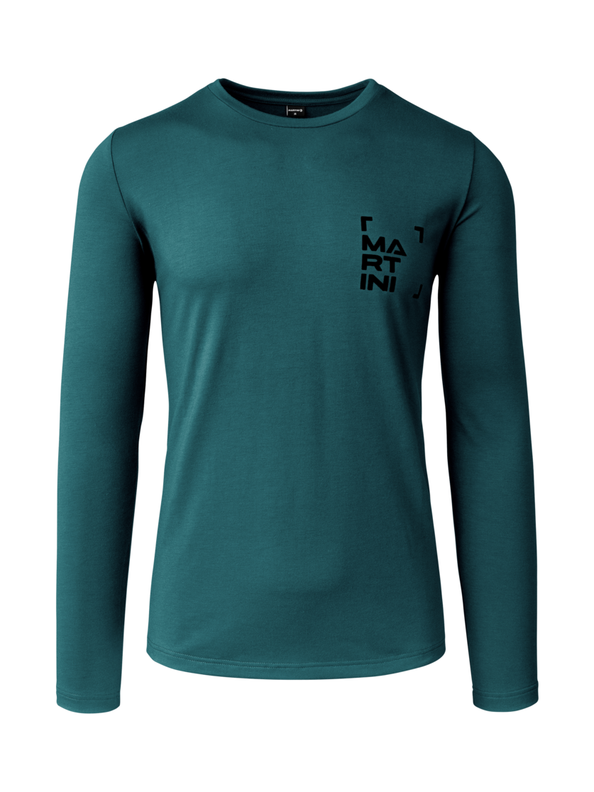 Martini Sportswear - Firstline Shirt M - Langarmshirts in seaport-black - Vorderansicht - Herren