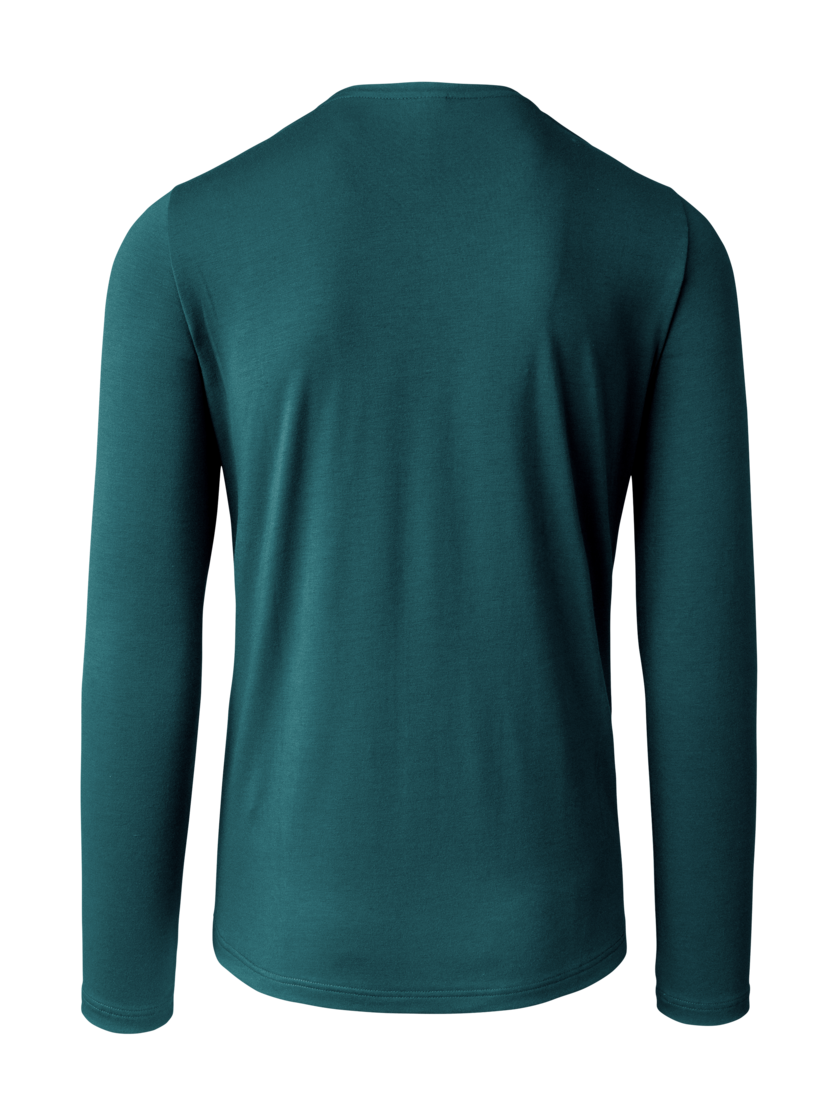 Martini Sportswear - Firstline Shirt M - Langarmshirts in seaport-black - Rückansicht - Herren