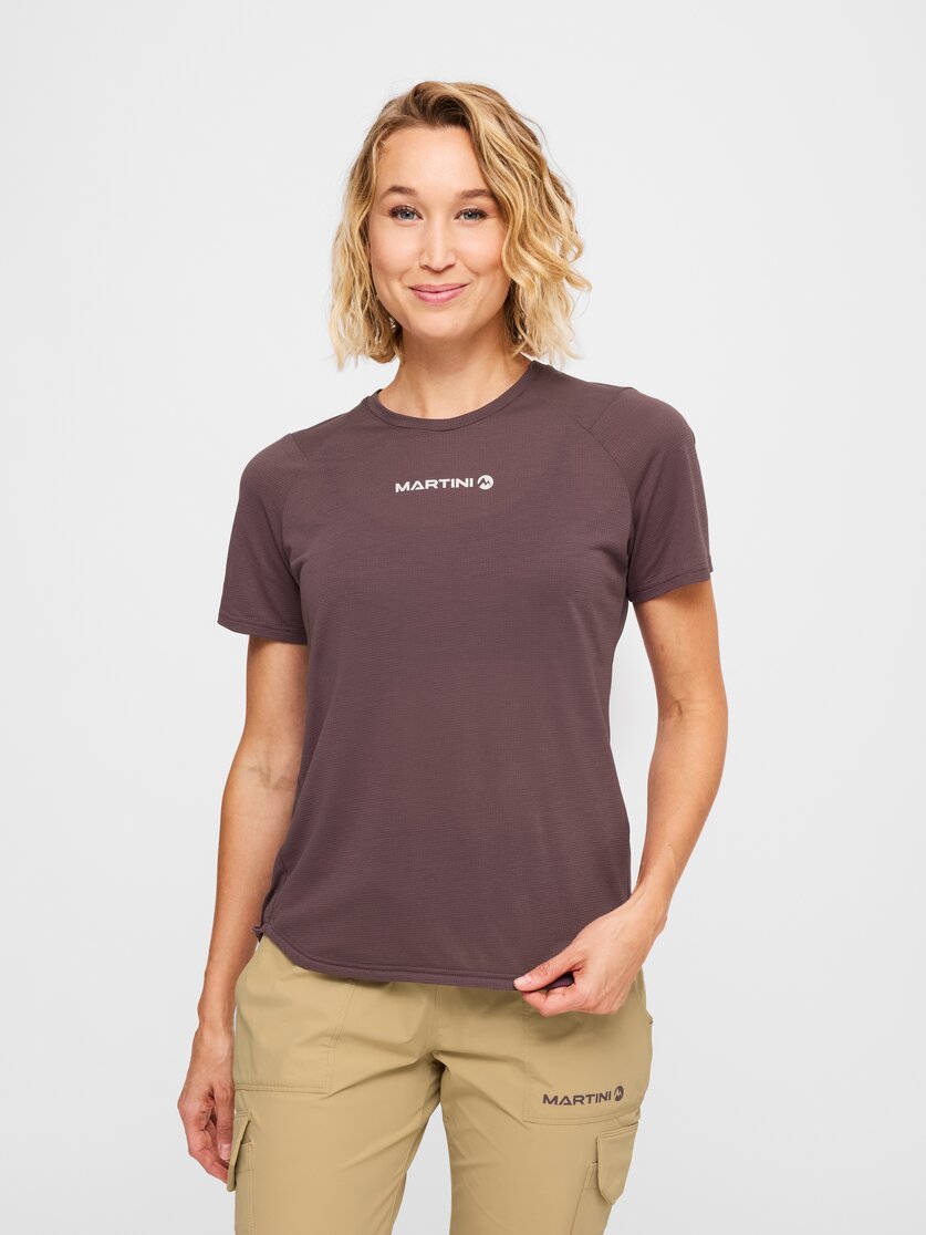 Martini Sportswear - Alpmate Trail Shirt W - T-Shirts in black-white - Vorderansicht Model - Damen