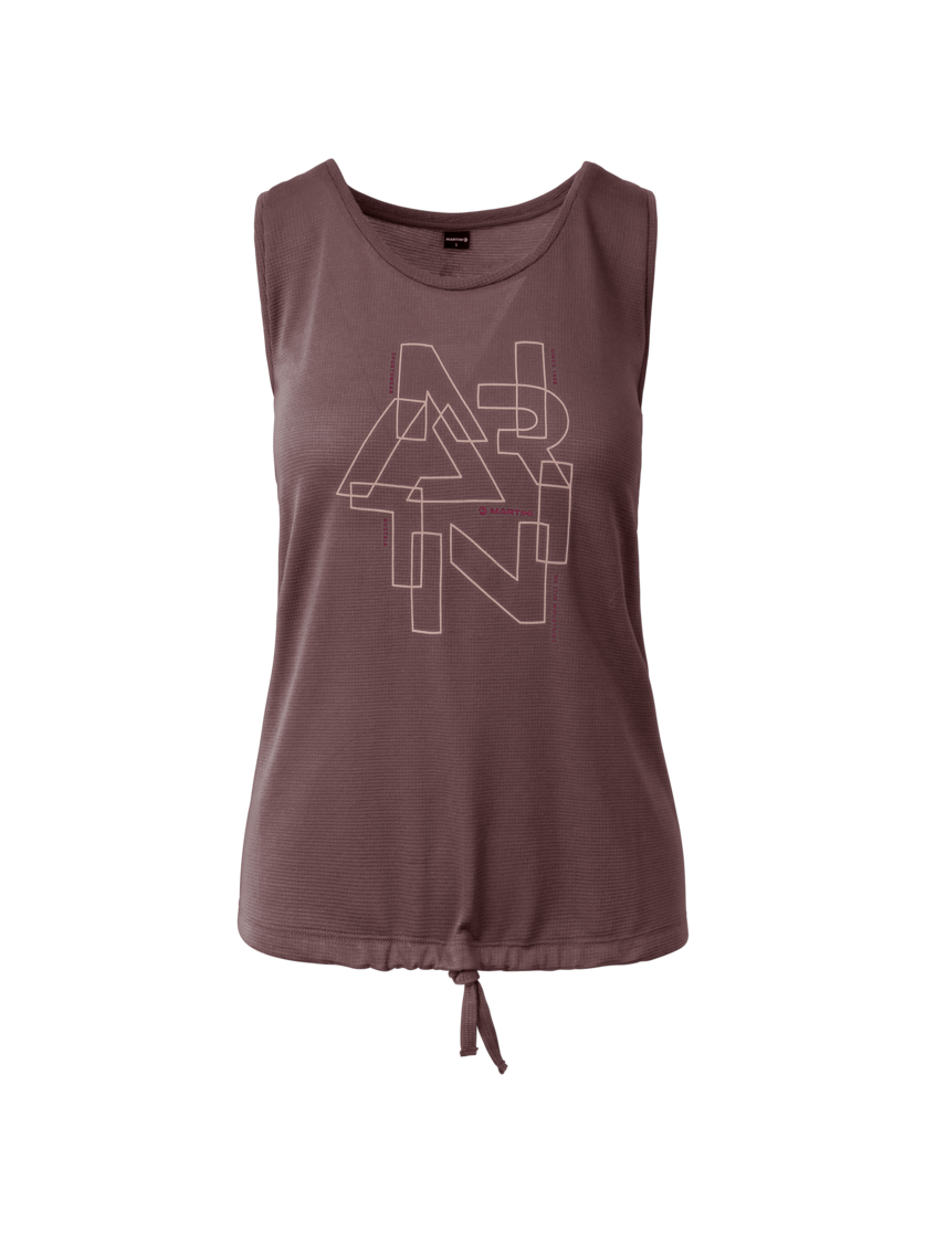 Martini Sportswear - Alpmate Flow Tanktop W - Tops in clay-terrafina - Vorderansicht - Damen