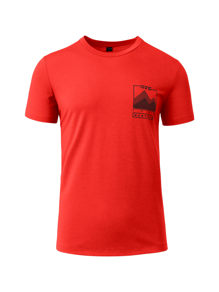 Martini Sportswear - Daybreaker Shirt M - T-Shirts in fiery-black - vista frontale - Uomo