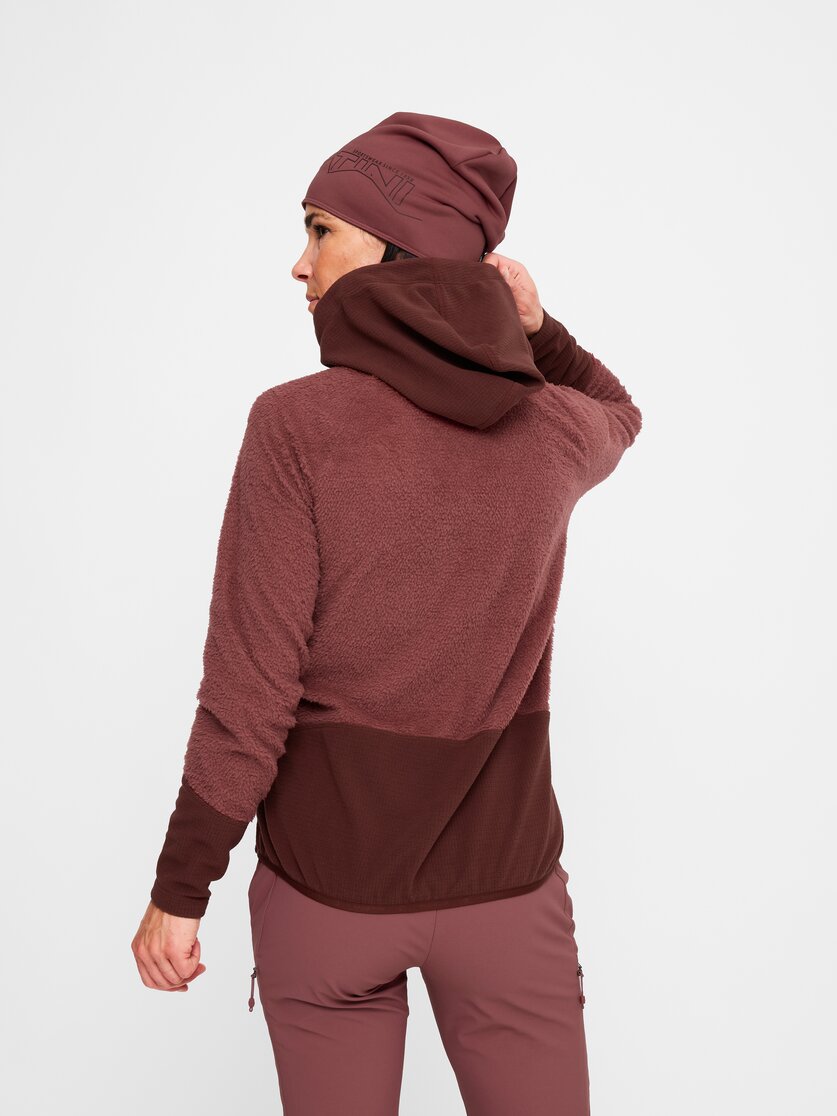 Martini Sportswear - Wildtrack Hoodie Primaloft® Active W  - Hoodies in misty blue-granite - Rückansicht Model - Damen