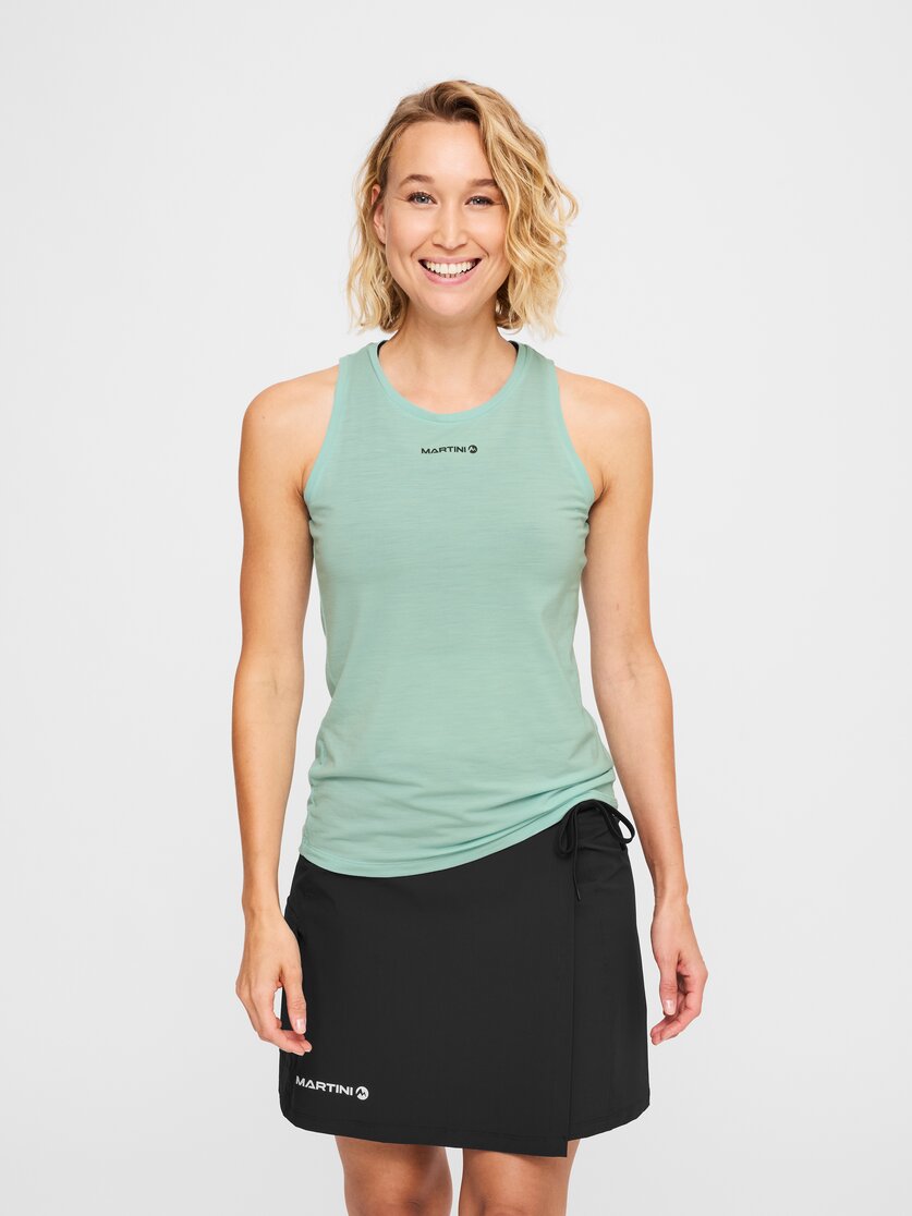 Martini Sportswear - Highventure Loom Tanktop W - Tops in off white-plume - Vorderansicht Model - Damen