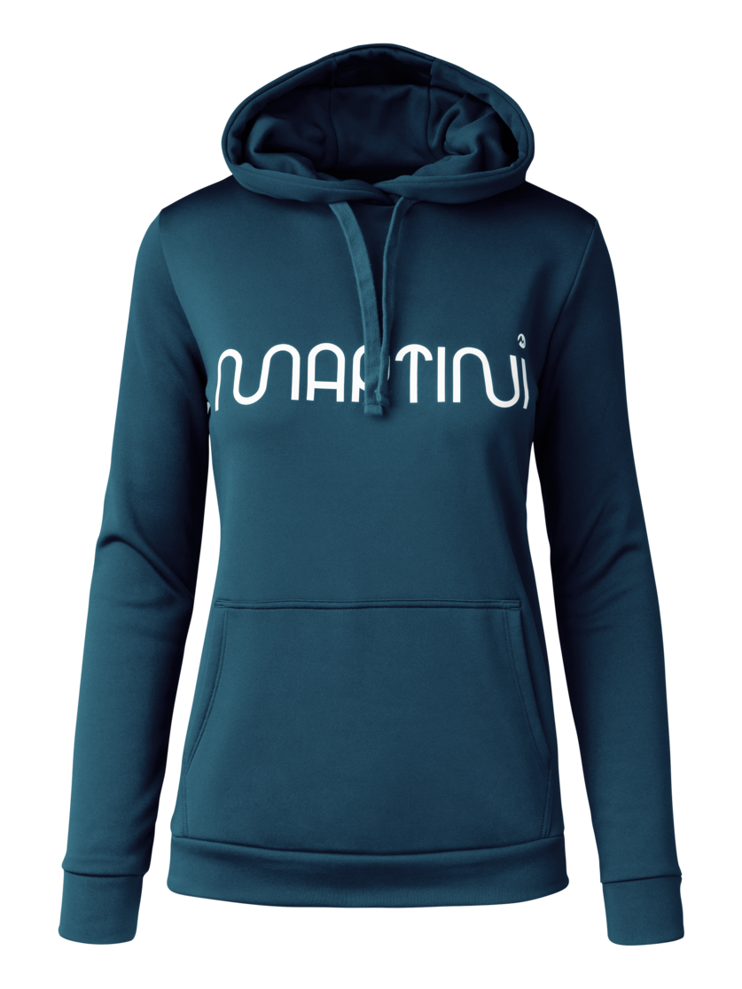 Martini Sportswear - Recharge Hoodie W - Hoodies in poseidon - Vorderansicht - Damen