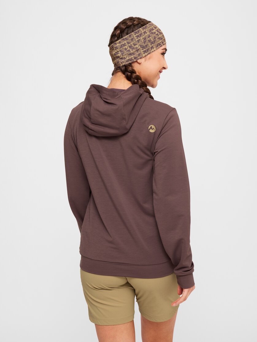 Martini Sportswear - Alpmate Roots ML Hoody W - Hoodies in black-ash - Rückansicht Model - Damen
