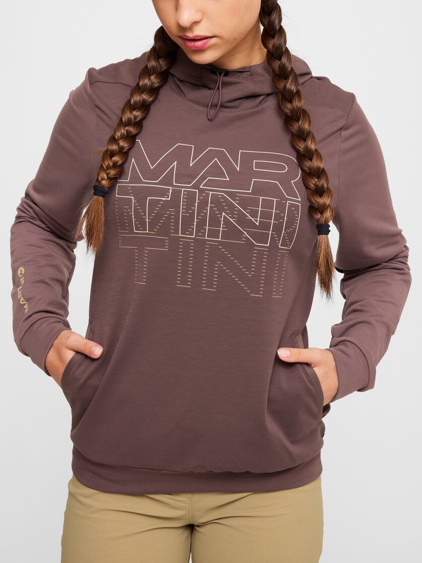 Martini Sportswear - Alpmate Roots ML Hoody W - Hoodies in black-ash - Detail 1 - Damen