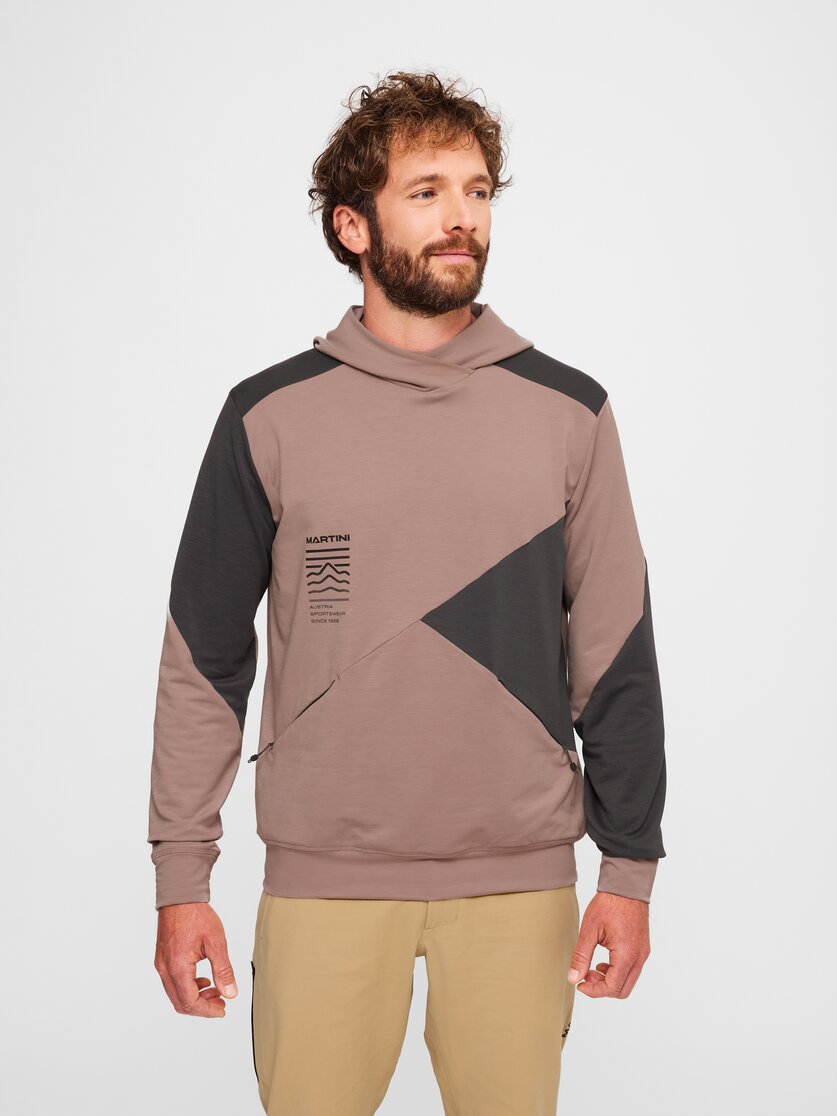 Martini Sportswear - Alpmate Roots ML Hoody M - Hoodies in black - Vorderansicht Model - Herren
