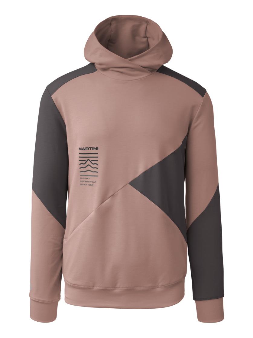 Martini Sportswear - Alpmate Roots ML Hoody M - Hoodies in terrafina-granite - Vorderansicht - Herren