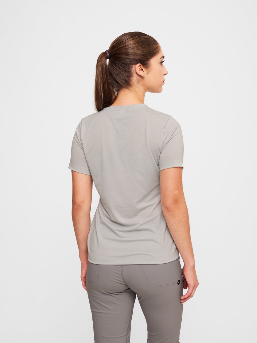 Martini Sportswear - Alpmate Summit Shirt W - T-Shirts in white-plume - Rückansicht Model - Damen