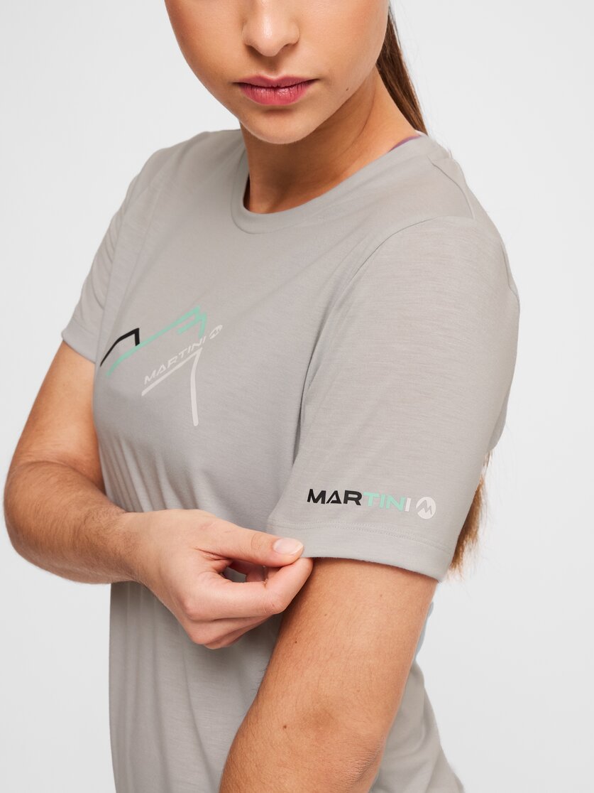 Martini Sportswear - Alpmate Summit Shirt W - T-Shirts in white-plume - Detail 2 - Damen