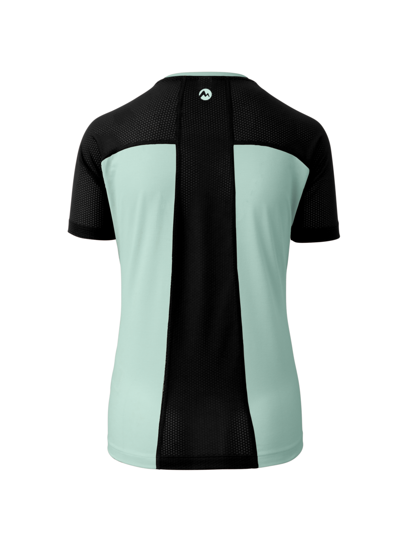 Martini Sportswear - Hillclimb Flex Shirt W - T-Shirts in ibiza blue-black - Rückansicht - Damen