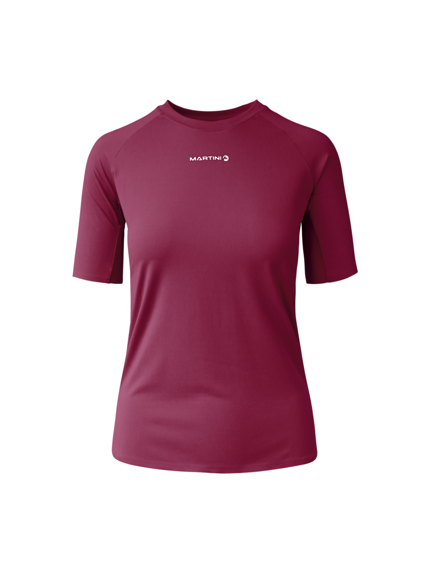 Martini Sportswear - Alpmate Sunray Protec Shirt W - T-Shirts in plume - Vorderansicht - Damen