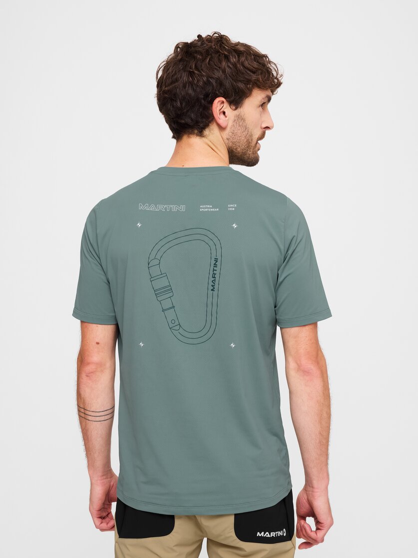Martini Sportswear - Alpmate ProTec Shirt M - T-Shirts in white - Rückansicht Model - Herren