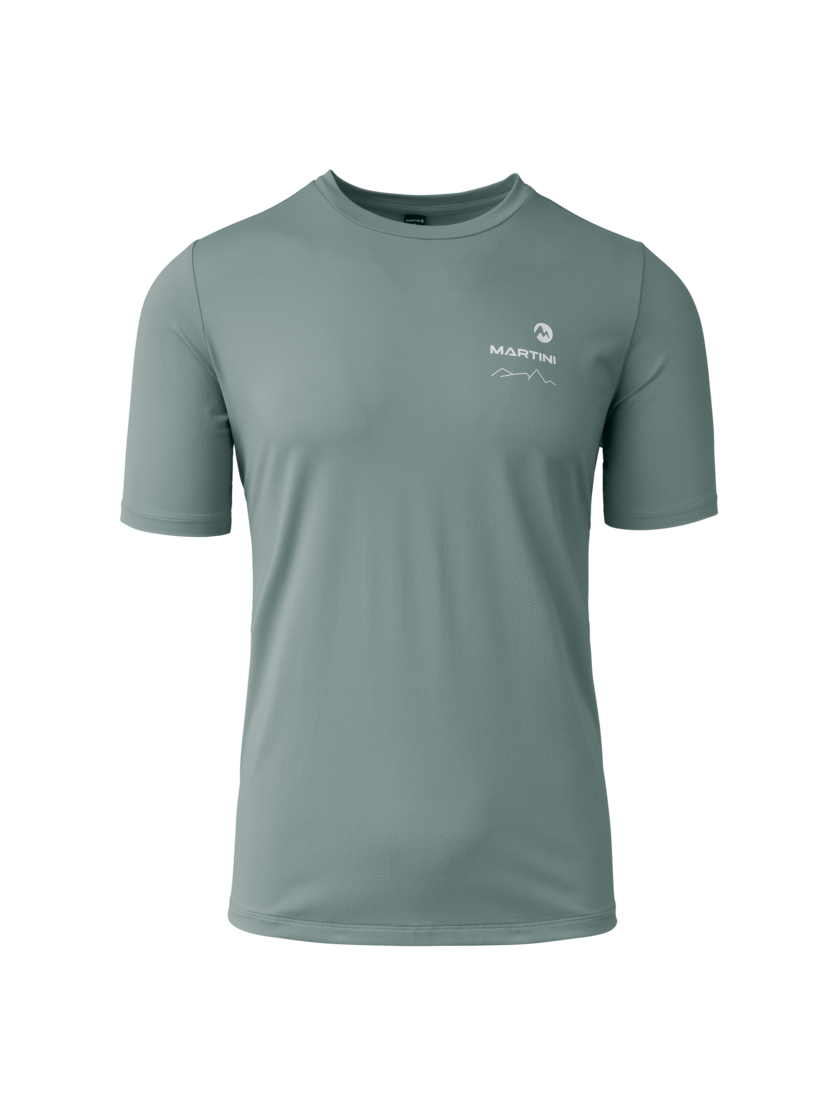 Martini Sportswear - Alpmate ProTec Shirt M - T-Shirts in misty blue - Vorderansicht - Herren