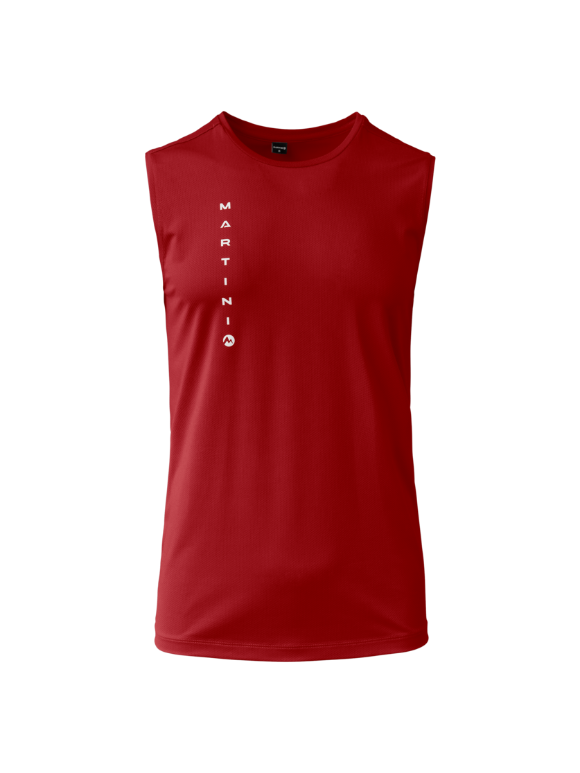 Martini Sportswear - Hillclimb Race Tanktop M - Tops in red moon - Vorderansicht - Herren