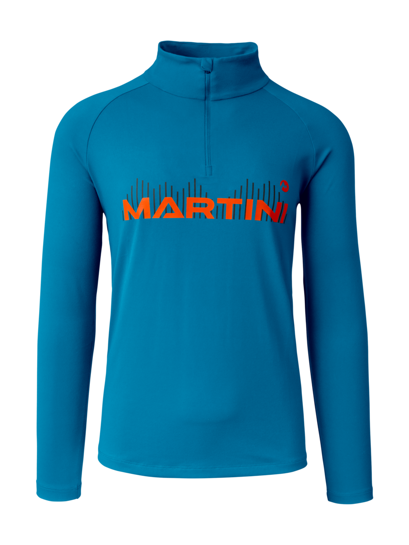 Martini Sportswear - Fullforce Halfzip Shirt M - Langarmshirts in imperial-lava - Vorderansicht - Herren