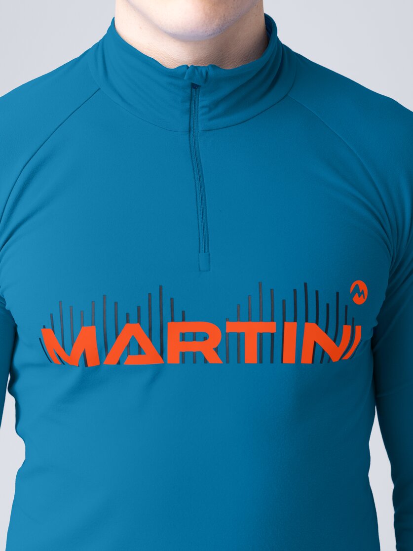 Martini Sportswear - Fullforce Halfzip Shirt M - Langarmshirts in imperial-lava - Detail 1 - Herren