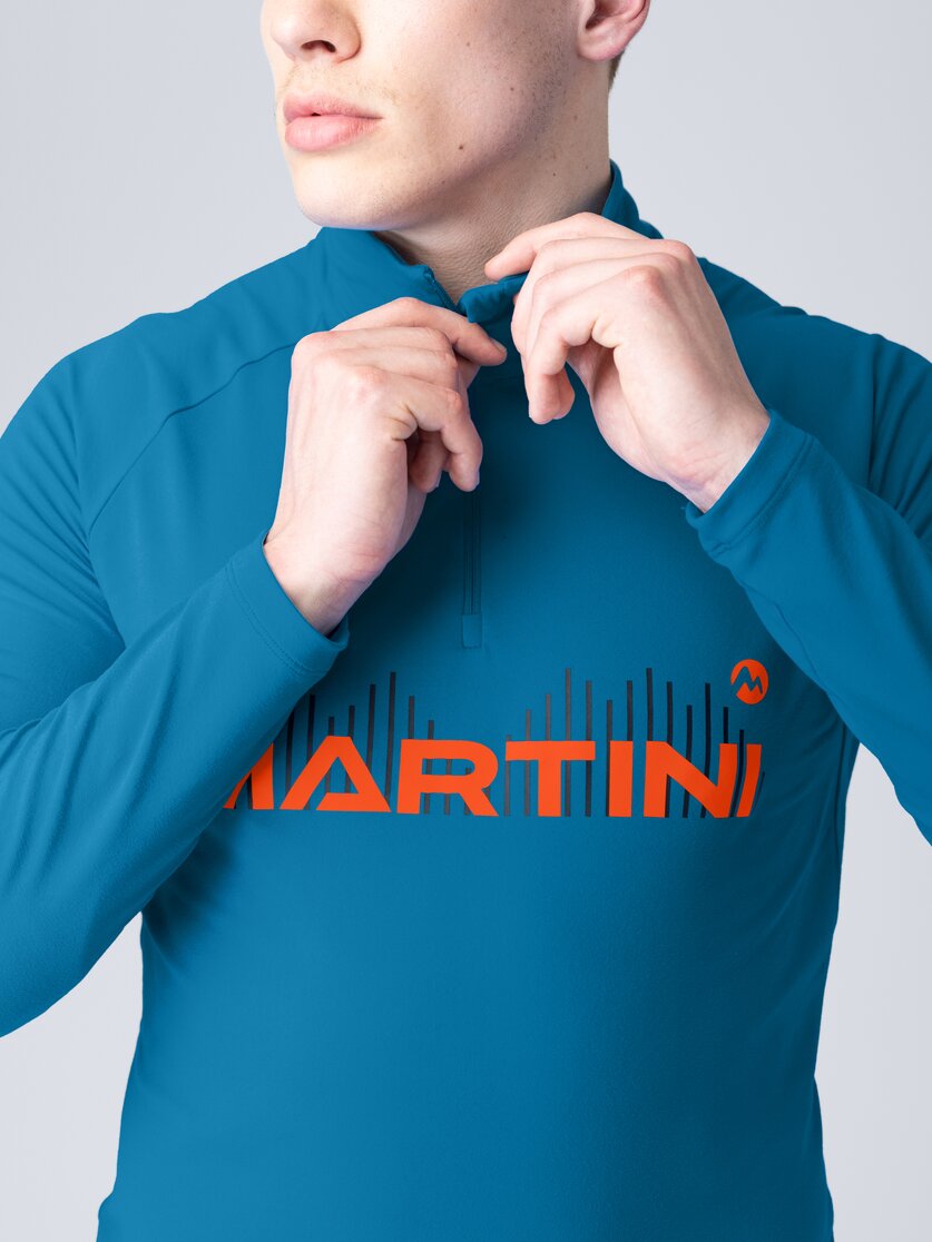 Martini Sportswear - Fullforce Halfzip Shirt M - Langarmshirts in imperial-lava - Detail 2 - Herren