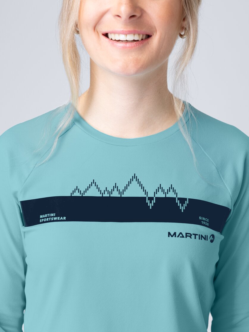 Martini Sportswear - Horizon Shirt W - Longsleeves in fairy tale - Detail 2 - Women